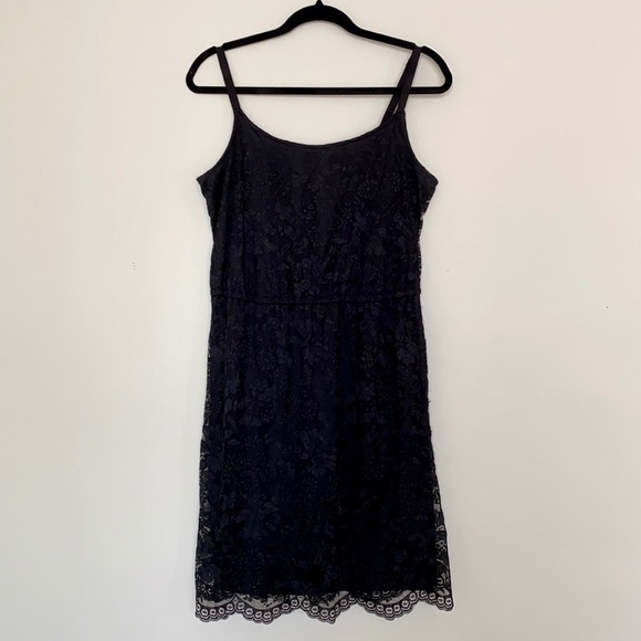 Jacob Black Lace Dress - Size Large - Picture 1 of 5